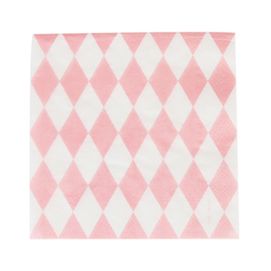 Pink diamonds  - party napkins